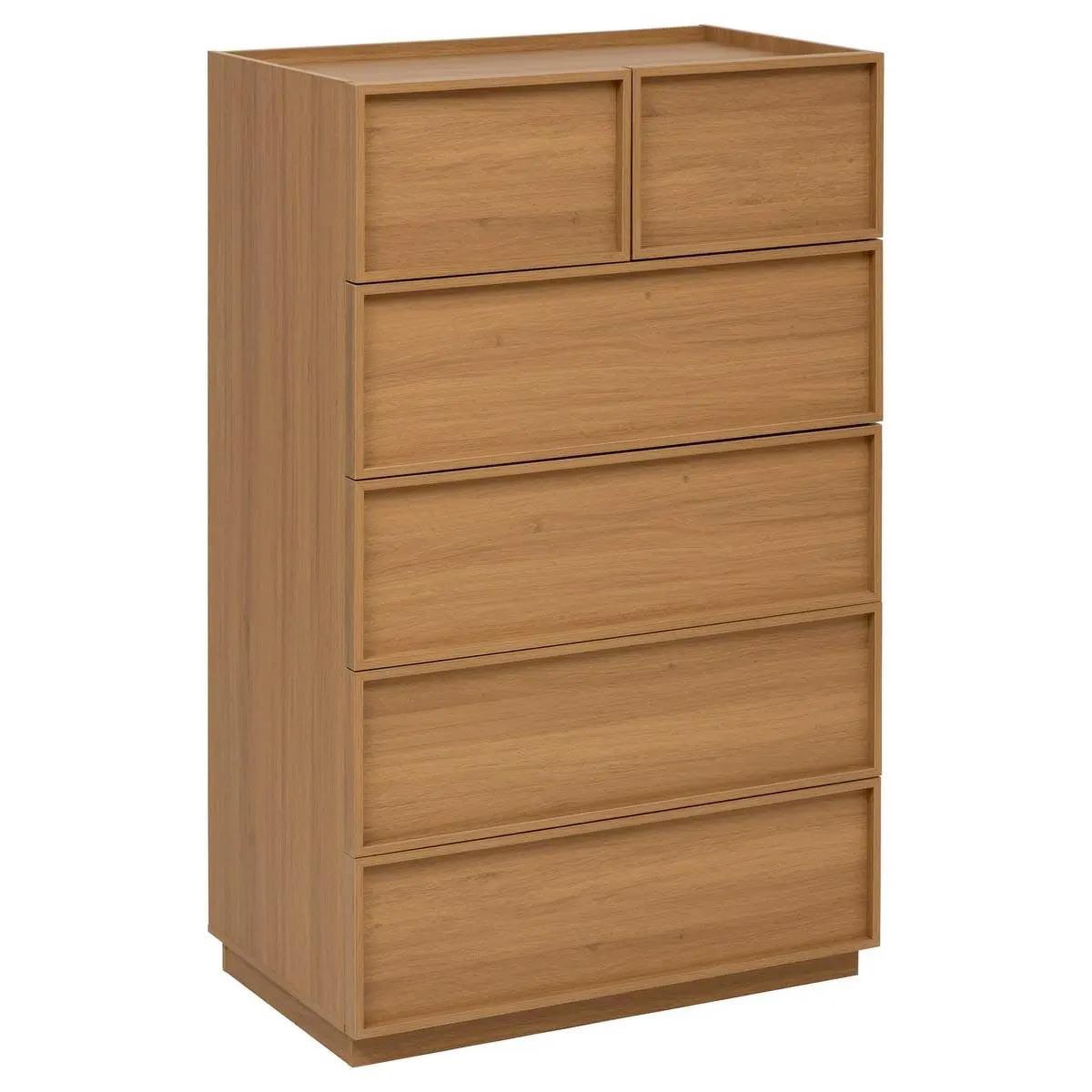 FIVE Commode 6 tiroirs  framy  127cm marron