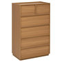 Voir la diapositive 1 : FIVE Commode 6 Tiroirs  Framy  127cm Marron