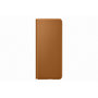Voir la diapositive 1 : Samsung Coque Z Fold 3 Cuir marron clair