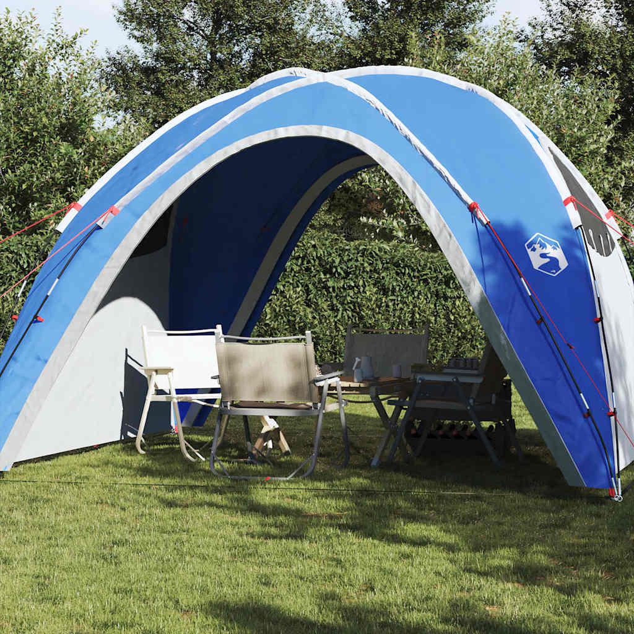 VIDAXL Tente de reception bleu impermeable