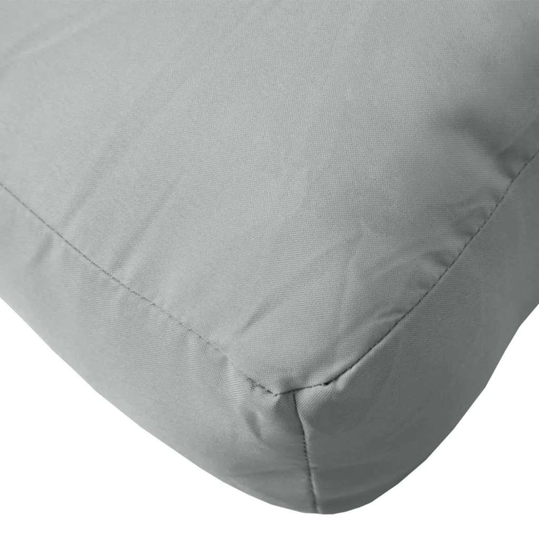 Voir la diapositive 5 : VIDAXL Coussin de palette gris clair melange 60x60x10 cm tissu