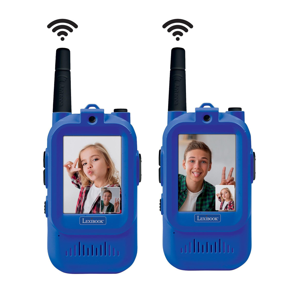 Lexibook Talkie Walkie rechargeable avec appel vidéos