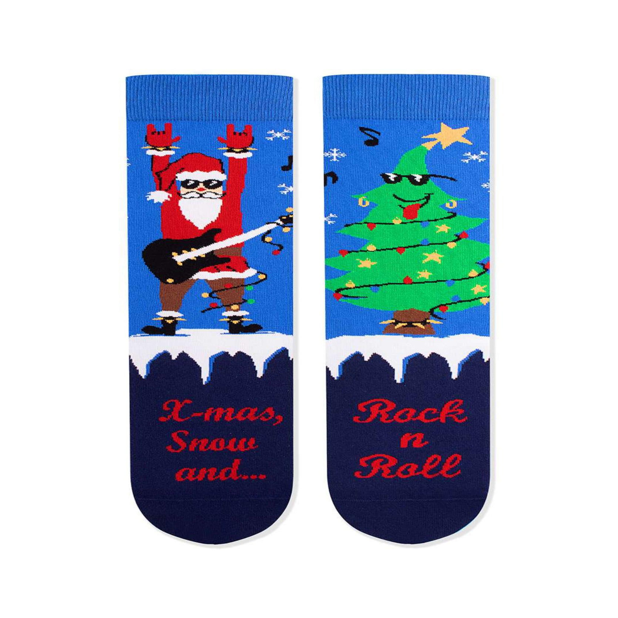 Voir la diapositive 2 : PIRIN HILL Chaussettes arty père-noël rockeur