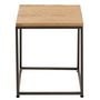 Voir la diapositive 2 : Paris Prix Table d'Appoint en Bois  Dresa  42cm Naturel