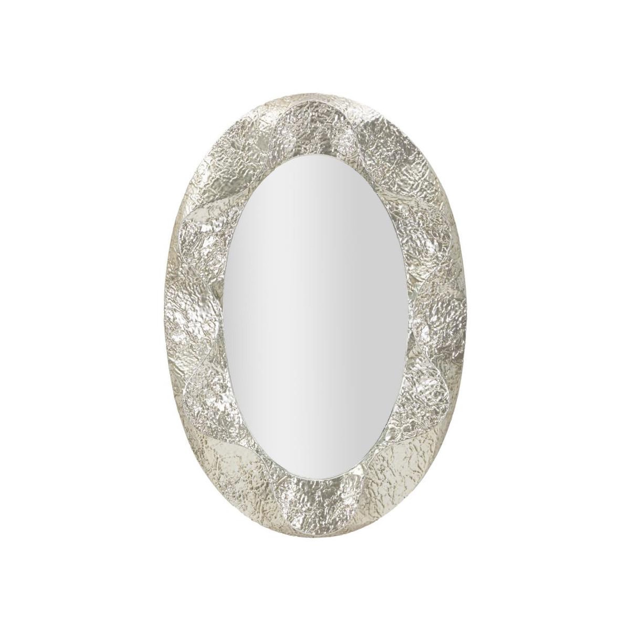 Paris Prix Miroir Ovale Design  Argelux  128cm Argent