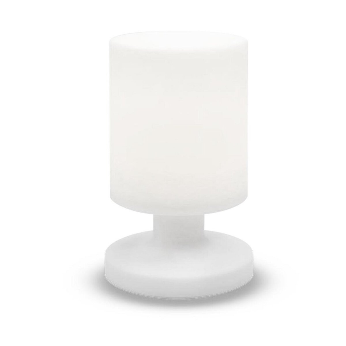 Lumisky Lampe de table sans fil LED LILY W26 Blanc Polyéthylène H26CM