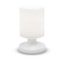Lumisky Lampe de table sans fil LED LILY W26 Blanc Polyéthylène H26CM