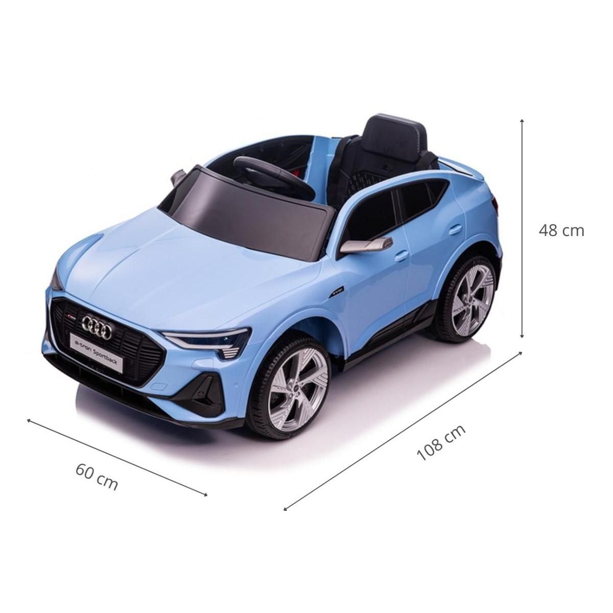 MILLY MALLY Voiture electrique Audi E-Tron Sportback 4x4 Bleu