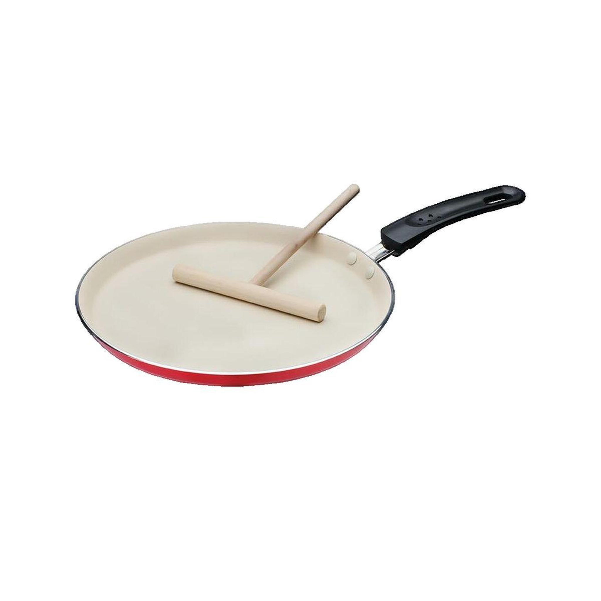 Voir la diapositive 2 : GSW Crêpière GSW 456715 Silicone rouge