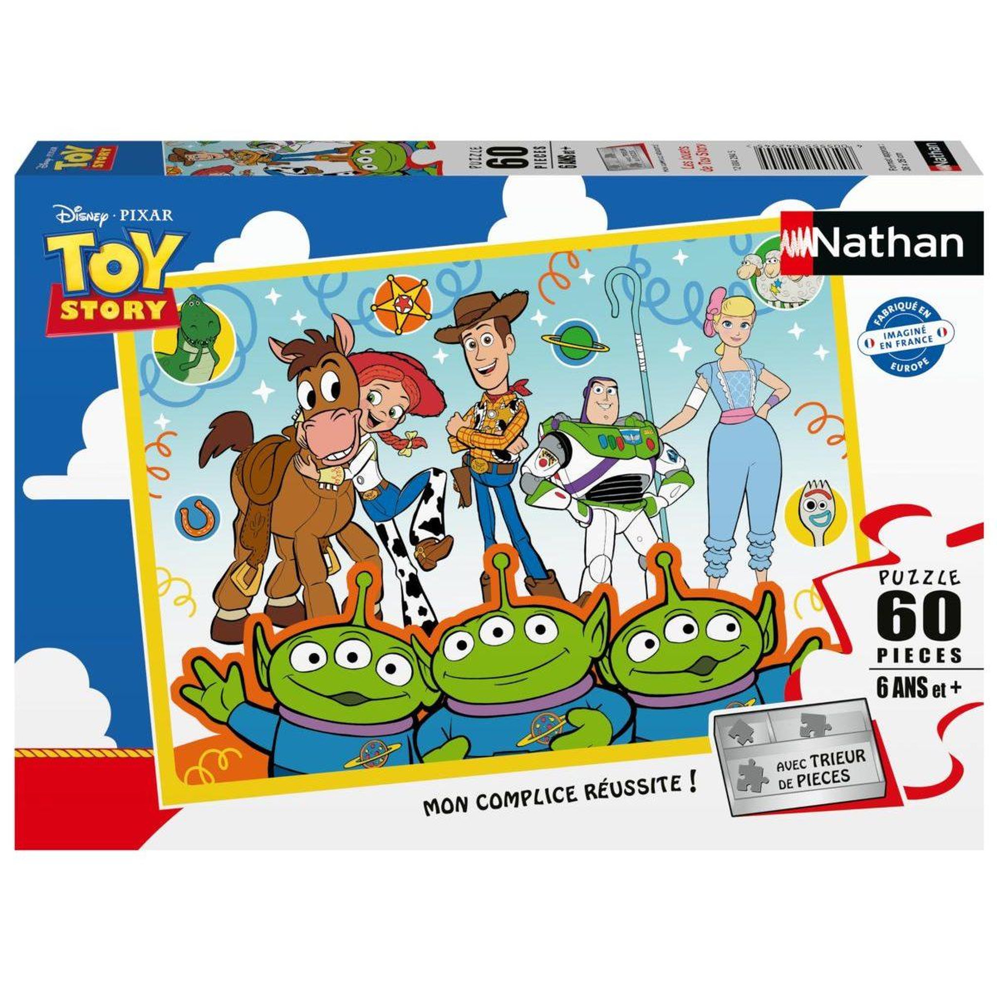 Nathan Puzzle 60 p - les jouets de toy story