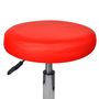 Voir la diapositive 3 : VIDAXL Tabourets de bureau lot de 2 Rouge 35,5x84 cm Similicuir