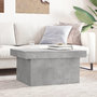 Voir la diapositive 1 : VIDAXL Table basse gris beton 100x55x40 cm bois d'ingenierie