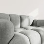 Voir la diapositive 4 : LISA DESIGN Grace - canapé modulable 2 places en velours texturé