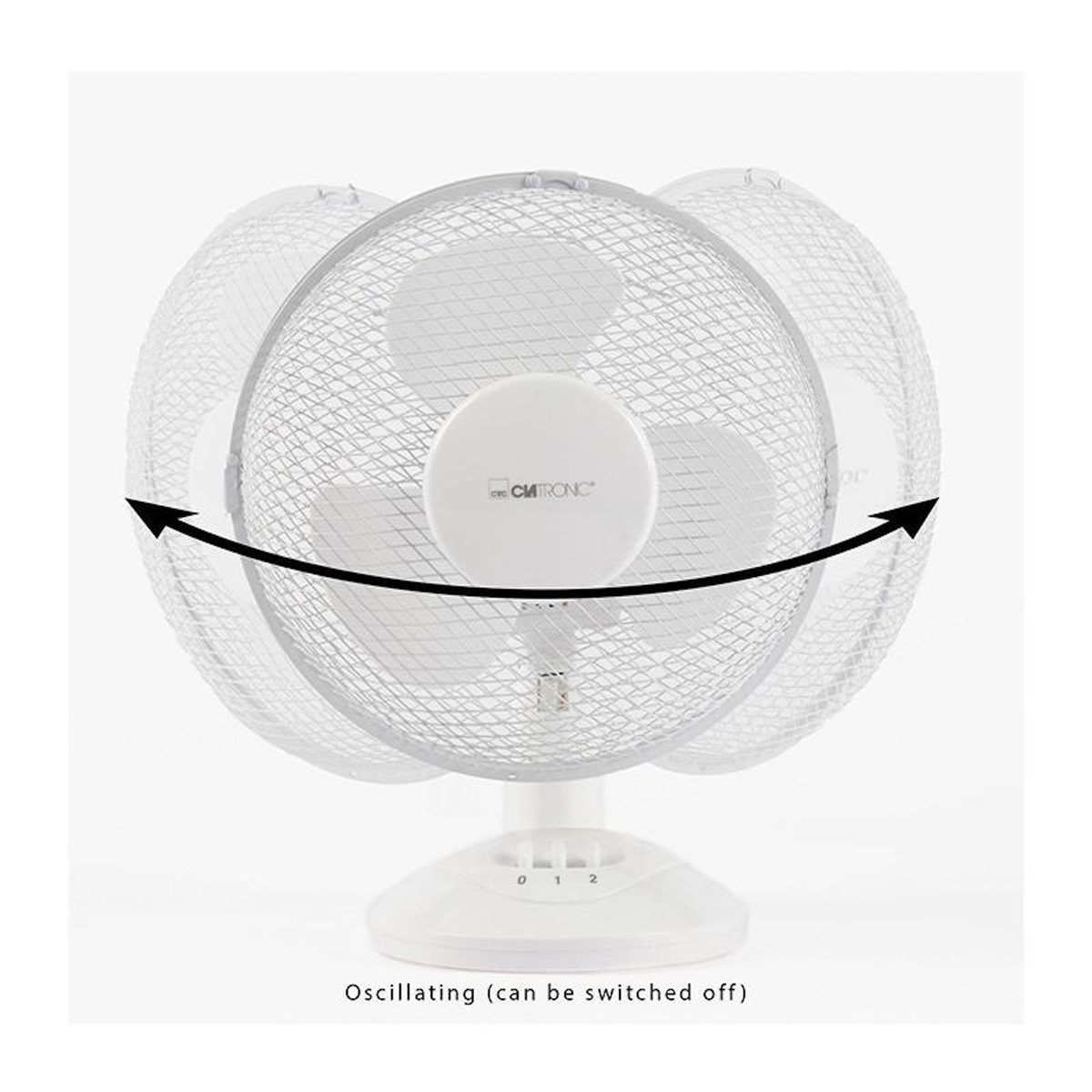 CLATRONIC Ventilateur De Table Blanc Vl 3601 Clatronic