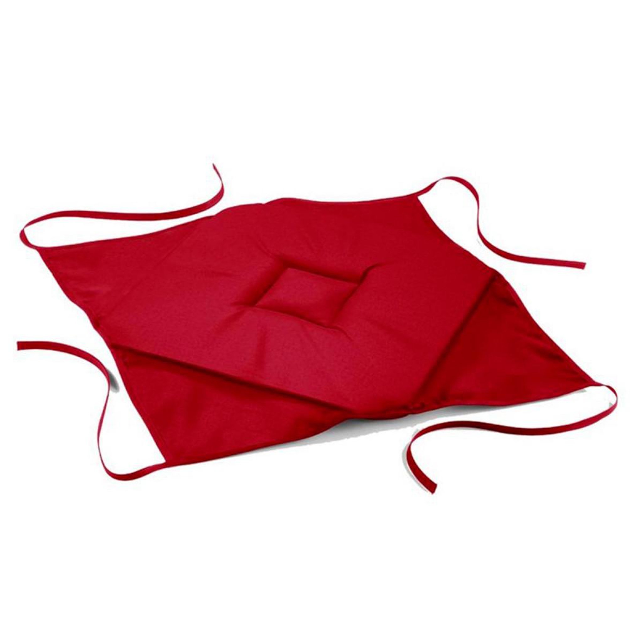 Douceur d'Intérieur Galette de chaise  essentiel  40x40cm rouge