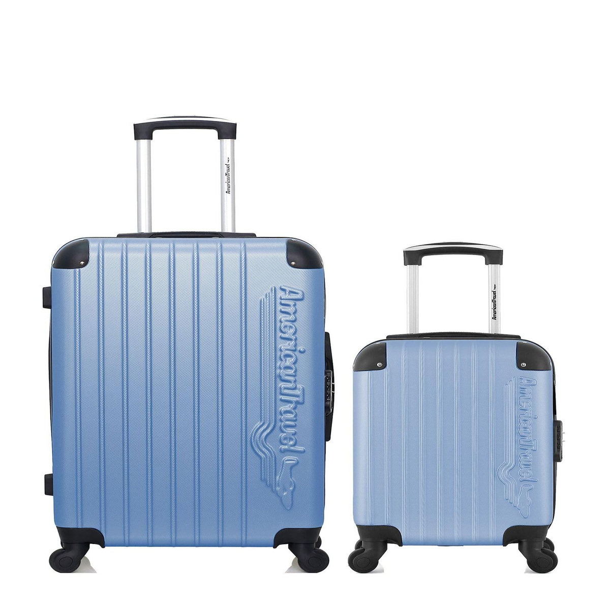 AMERICAN TRAVEL AMERICAN TRAVEL - LOT DE 2 - Valises weekend et cabine XXS BUDAPEST