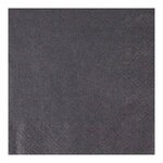 Paris Prix Lot de 20 Serviettes en Papier  Cocktail  33x33cm Noir