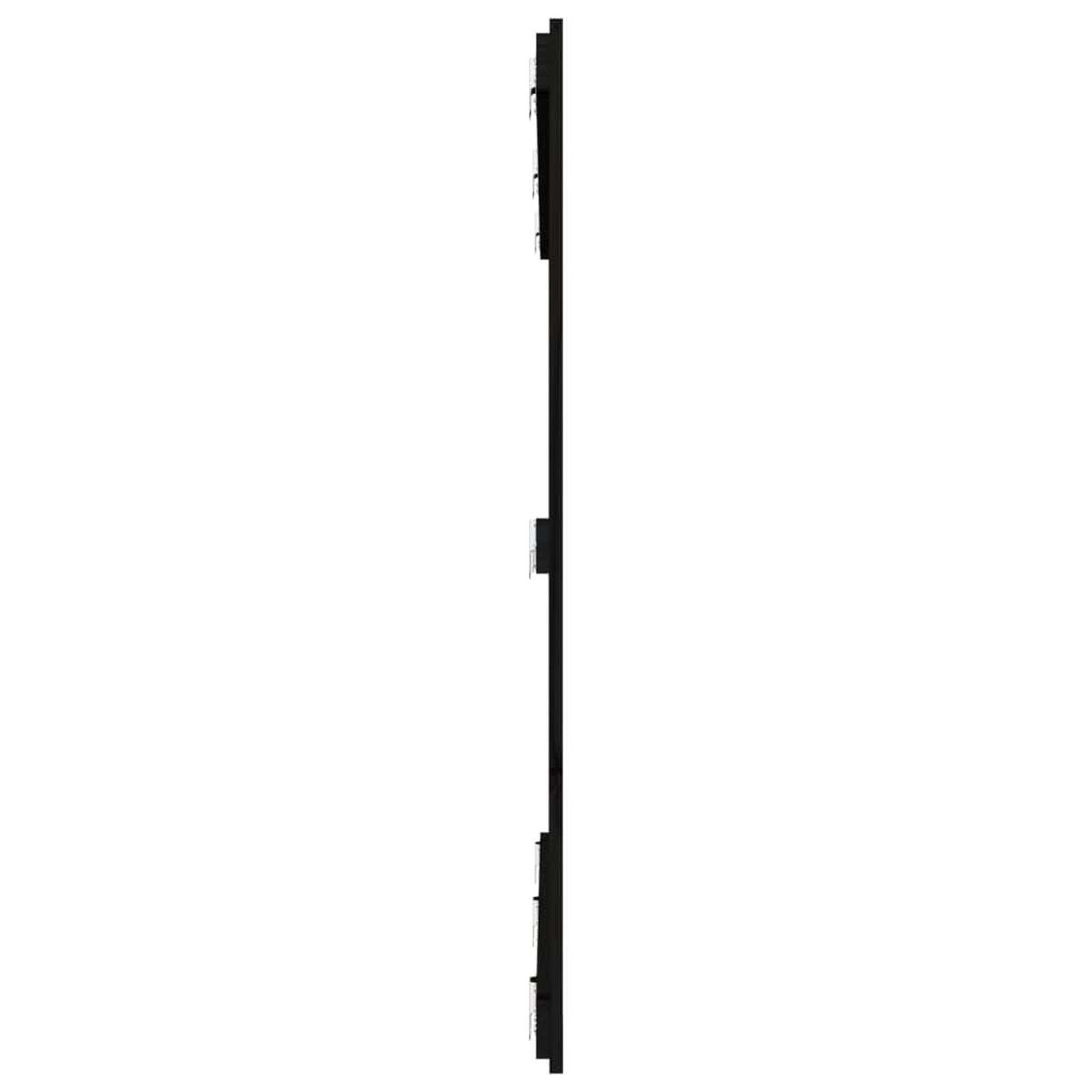 Voir la diapositive 5 : VIDAXL Tete de lit murale Noir 166x3x110 cm Bois massif de pin