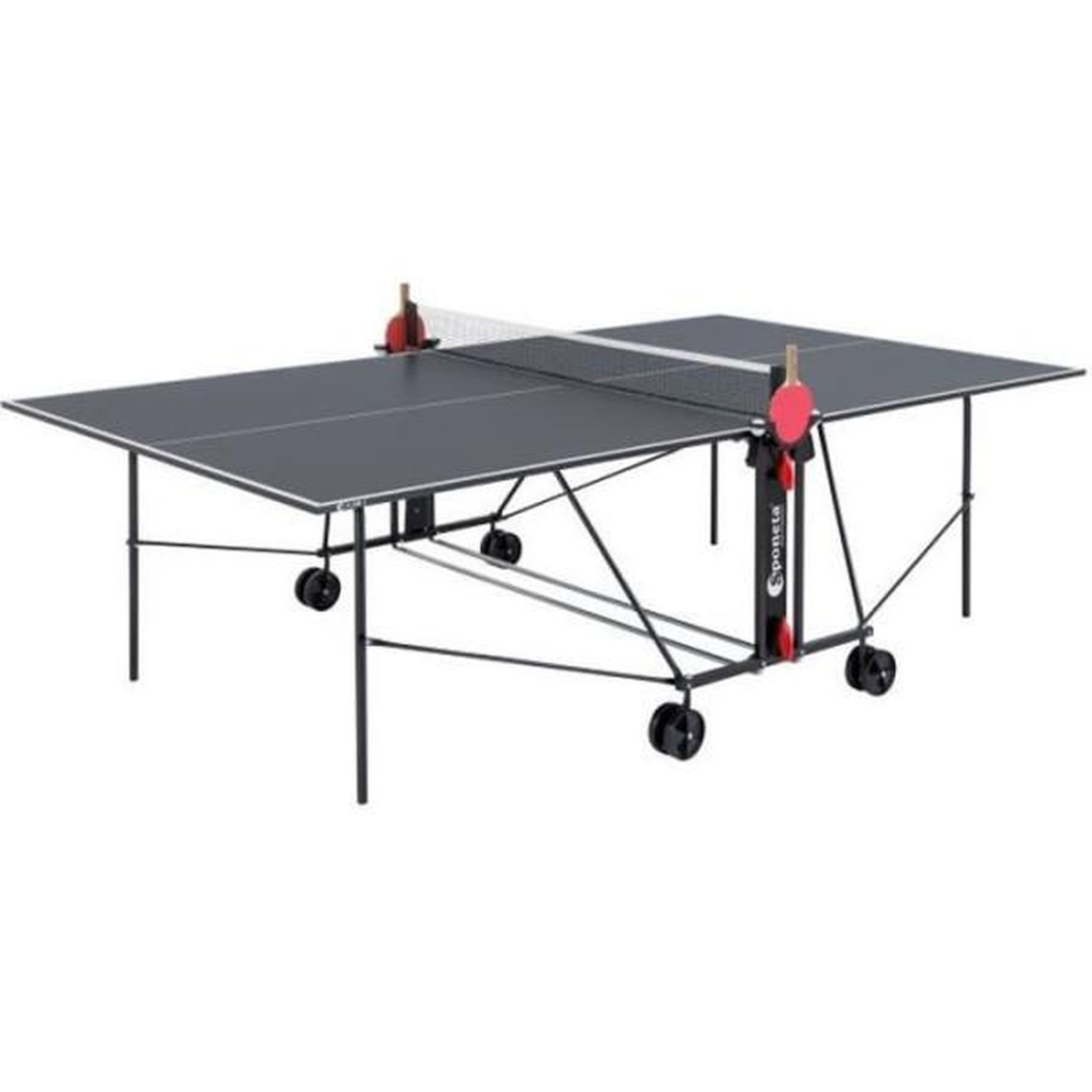 SP Sponeta - table tennis de table - table ping pong compacte - usage extérieur - gris et noir