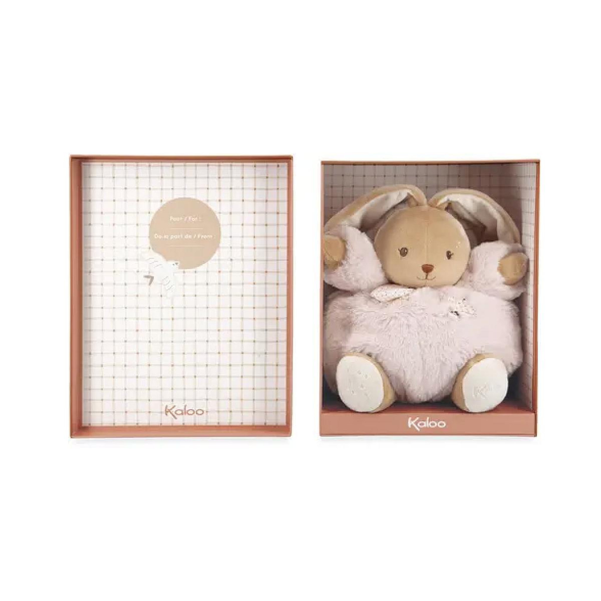Voir la diapositive 2 : Kaloo - Patapouf Lapin rose 25cm