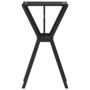 Voir la diapositive 5 : VIDAXL Pieds de table a manger cadre en Y 40x40x73 cm acier