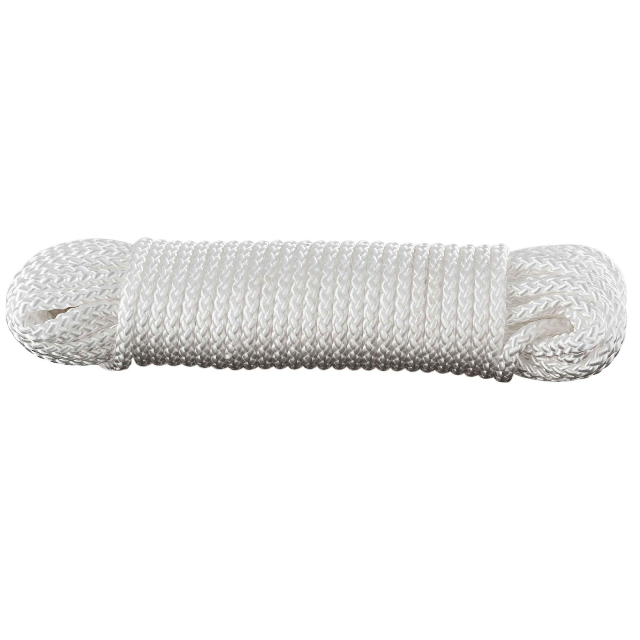 Corderies tournonaises Tresse 20m polypropylène blanc