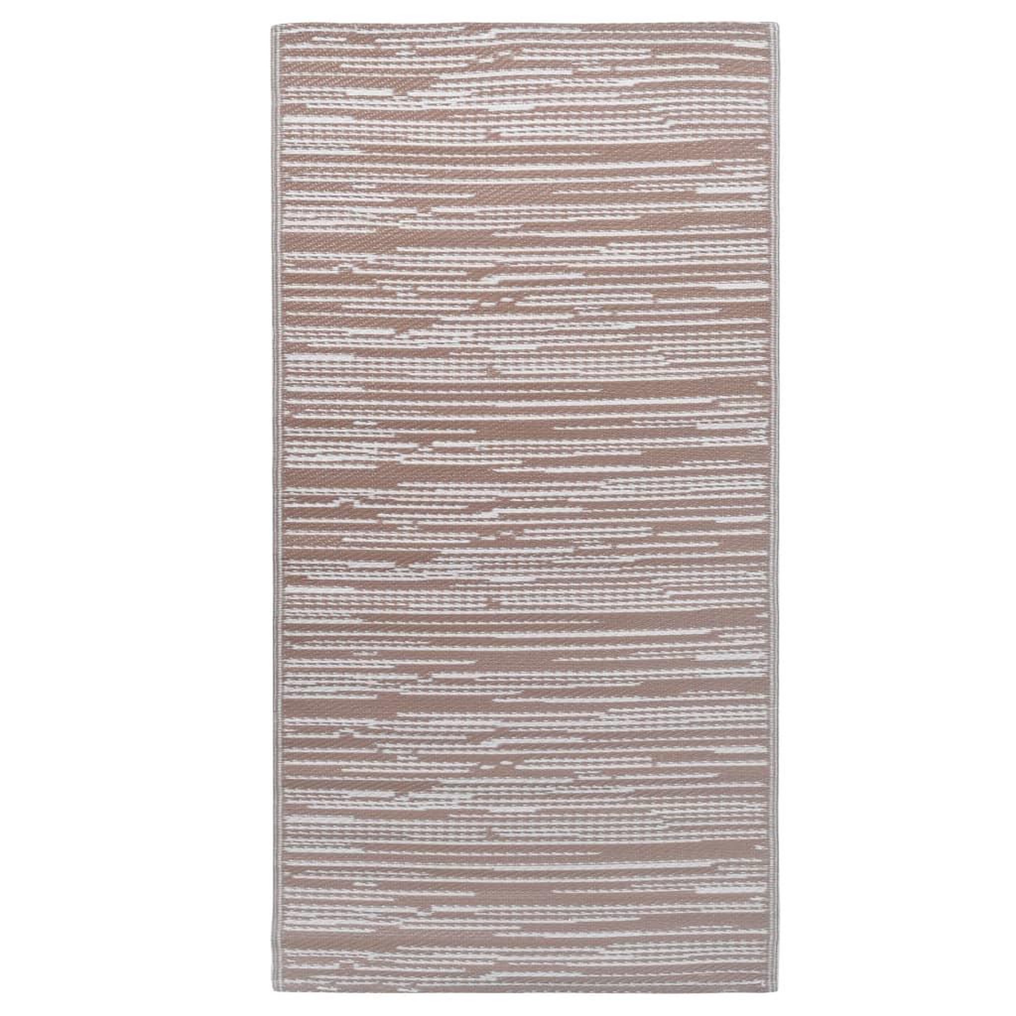 Voir la diapositive 2 : VIDAXL Tapis d'exterieur ARAKIL marron 80x150 cm PP
