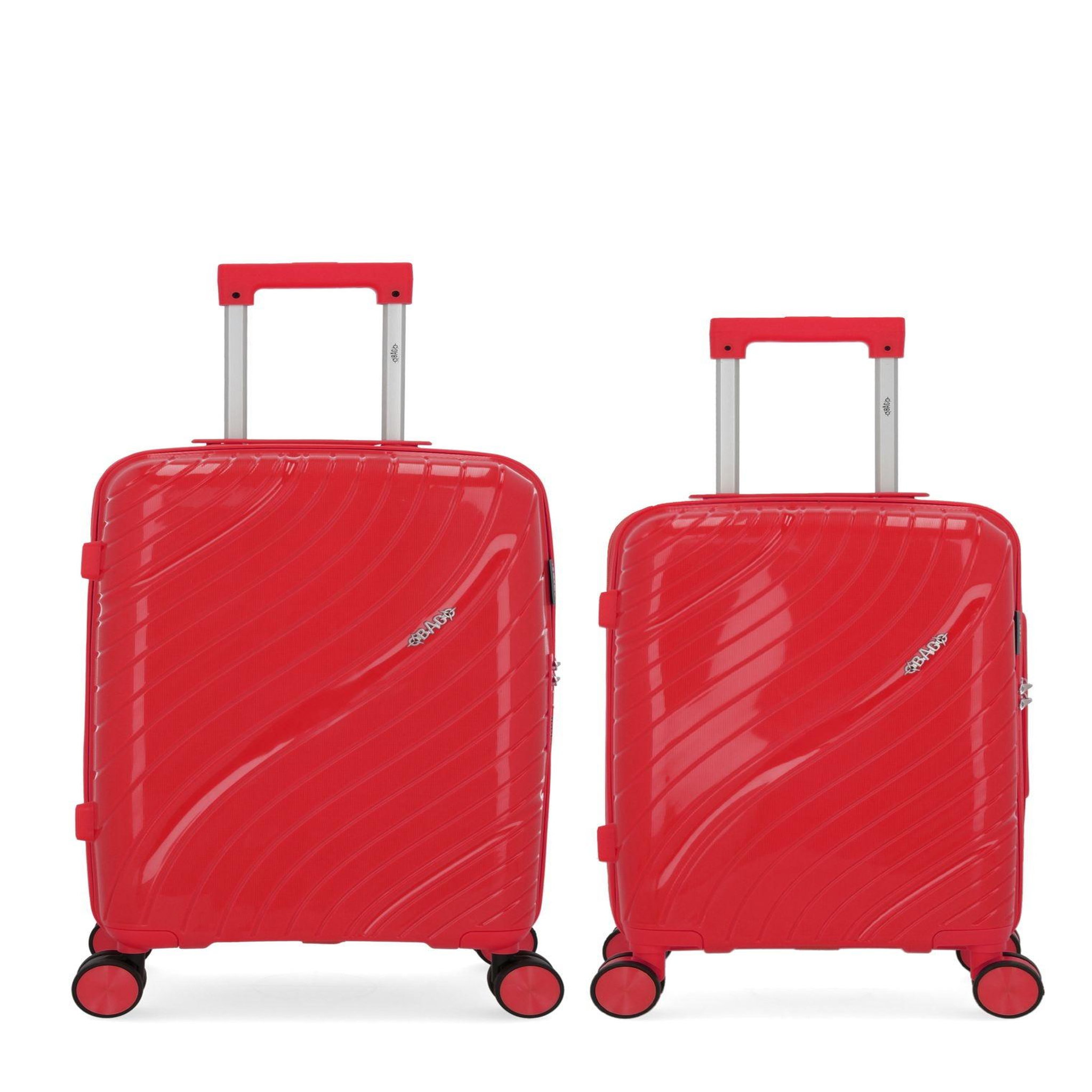OBAGO OBAGO - LOT DE 2 - Valises cabine et cabine XS LYRA. Coloris disponibles : Rouge, Jaune