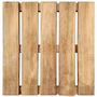 Voir la diapositive 2 : VIDAXL Dalles de terrasse 12 pcs 50x50 cm Bois Marron