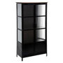 Voir la diapositive 1 : ATMOSPHERA Vitrine 2 Portes Design  Tibo  160cm Noir