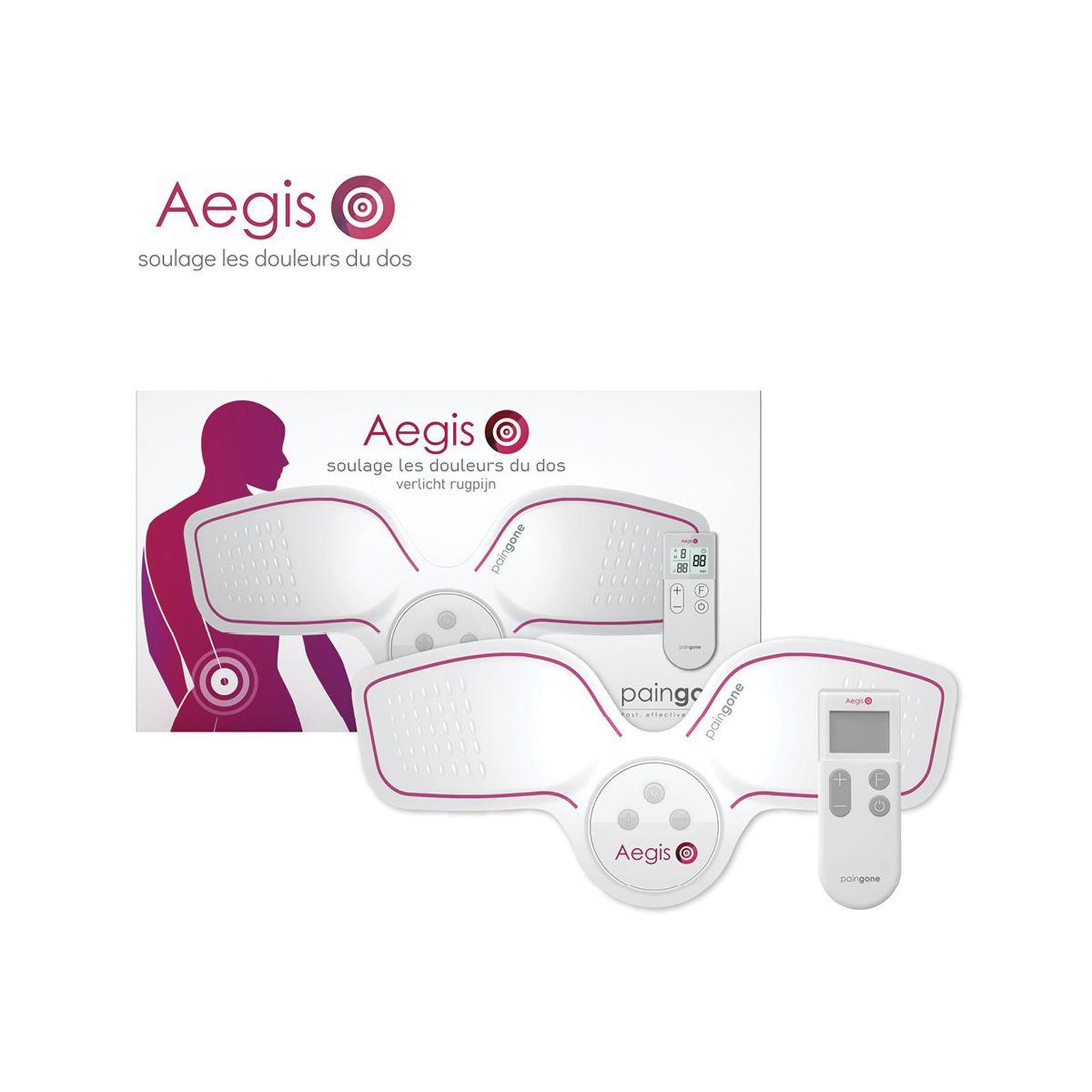 Voir la diapositive 1 : PAINGONE Anti douleur aegis dos