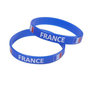 Voir la diapositive 1 : Paris Prix Lot de 2 Bracelets en Silicone  France  Bleu