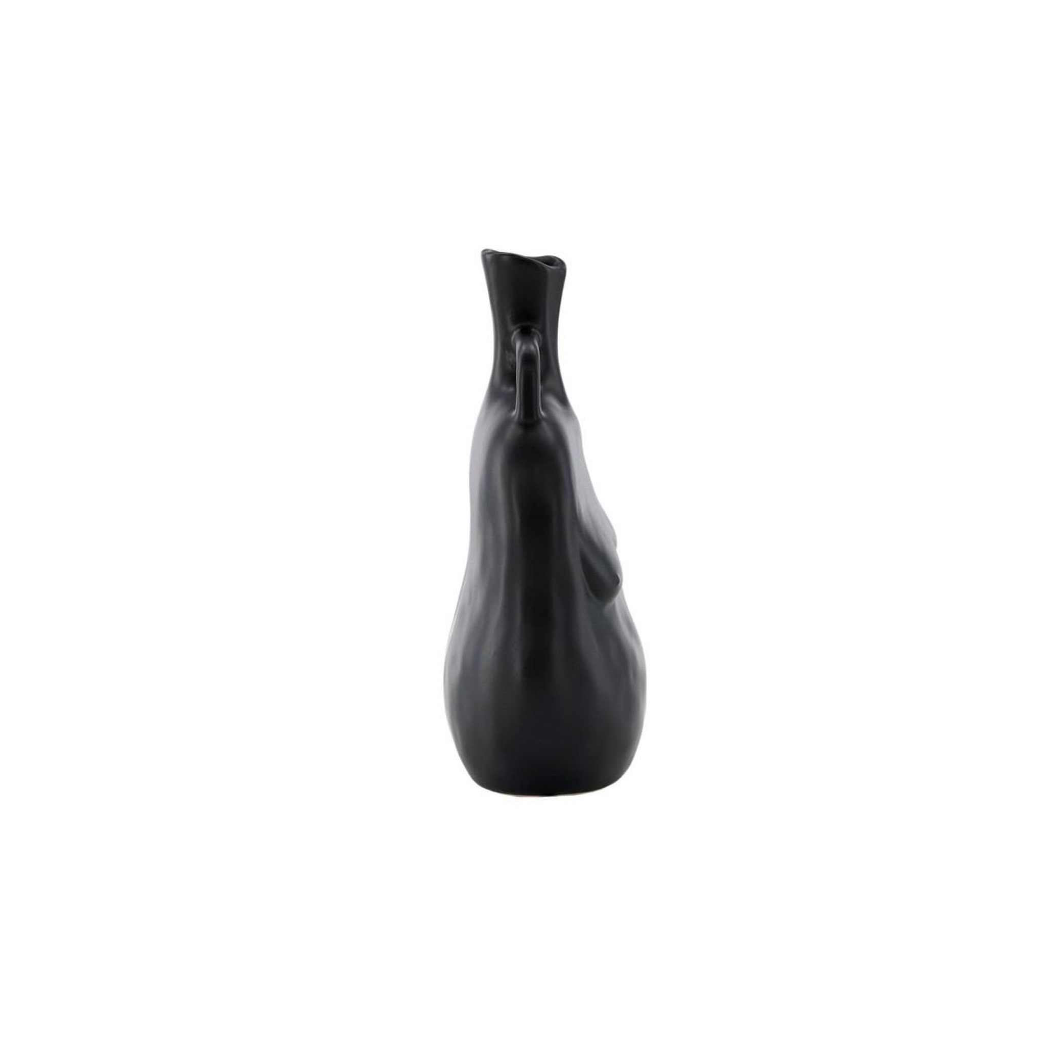 Voir la diapositive 2 : Paris Prix Vase buste en céramique  conta  25cm noir