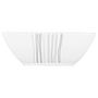 Voir la diapositive 3 : SECRET DE GOURMET Lot de 6 Coupelles  Lignes  15cm Blanc