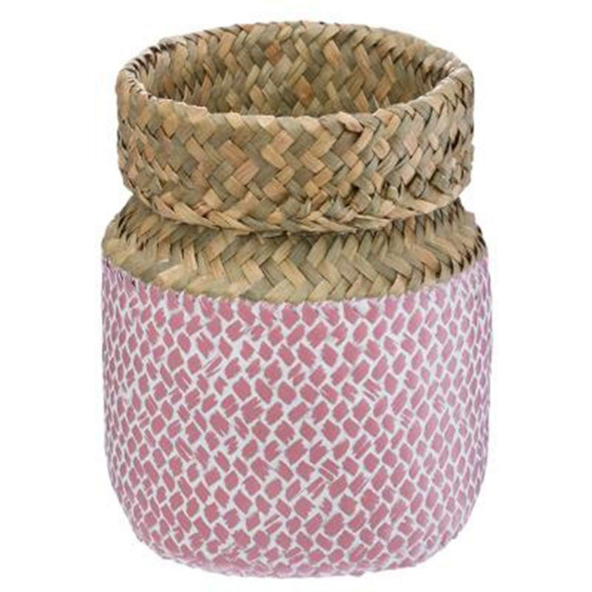  Lot de 3 Paniers de Rangement  Seagrass  24cm Multicolore