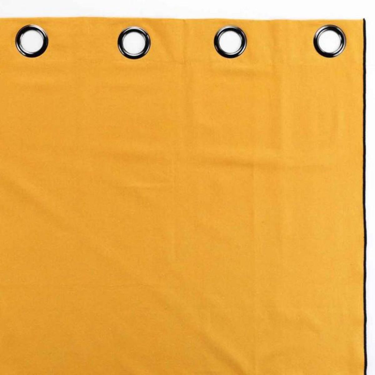 Paris Prix Rideau à Œillets  Mistraline  140x240cm Moutarde