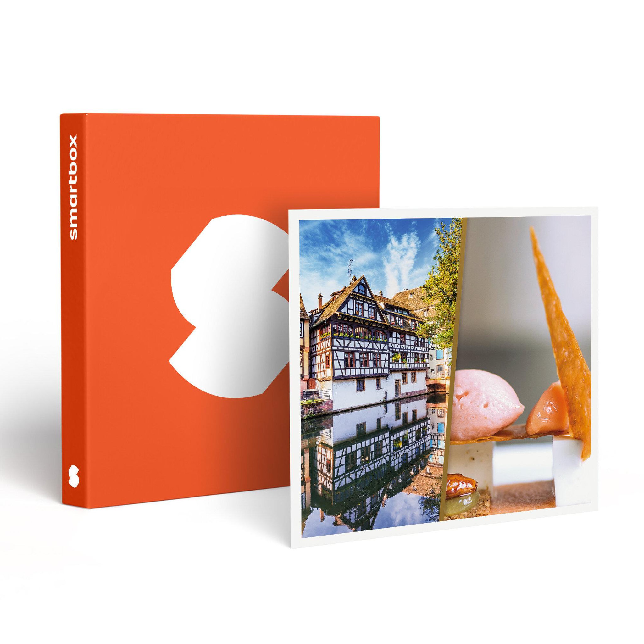 Smartbox 3 jours en hôtel 4* avec repas en restaurant gastronomique à strasbourg - coffret cadeau multi-thèmes