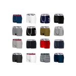 FILA Pack Surprise de 6 Boxers coton homme. Coloris disponibles : Noir