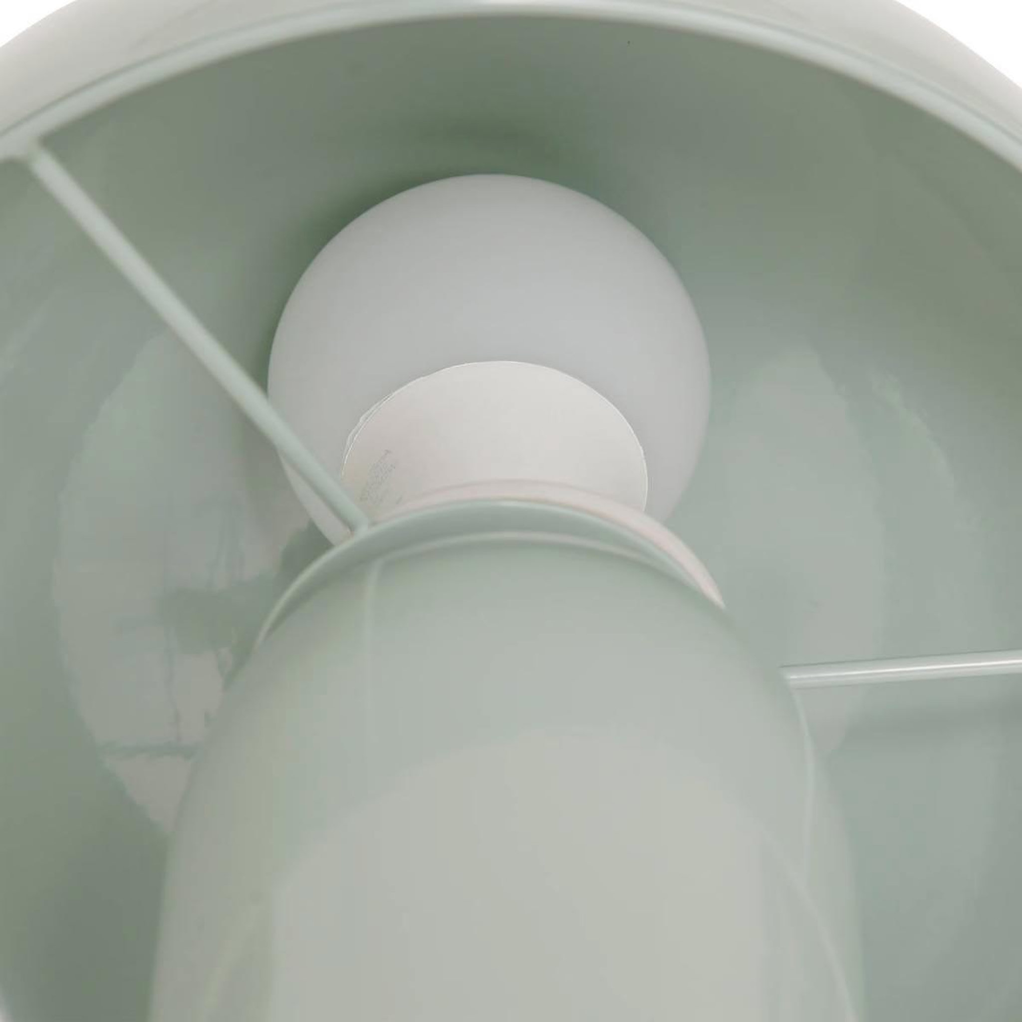 Voir la diapositive 2 : ATMOSPHERA Lampe à poser champignon  lito  24cm vert céladon