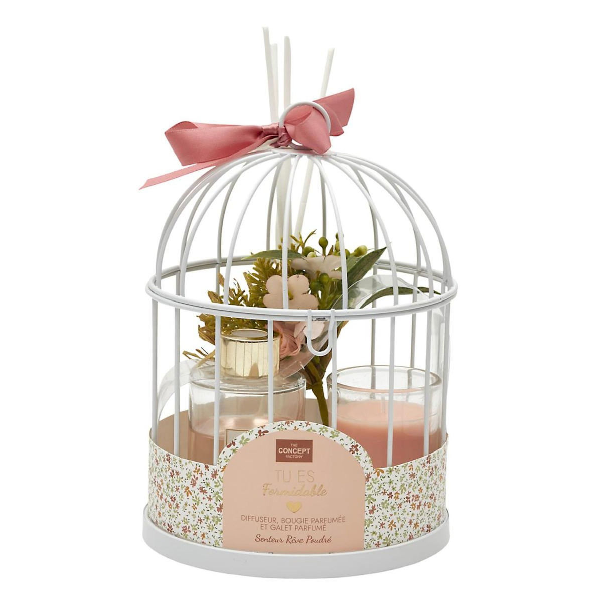 Paris Prix Coffret Senteur  Cage  20cm Rêve Poudré