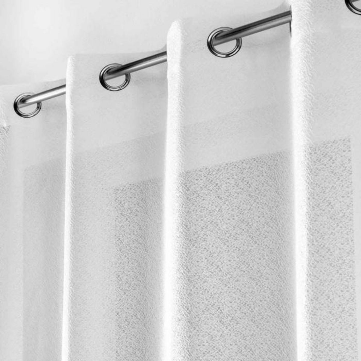 Paris Prix Rideau Voilage à Œillets  Castille  140x240cm Blanc