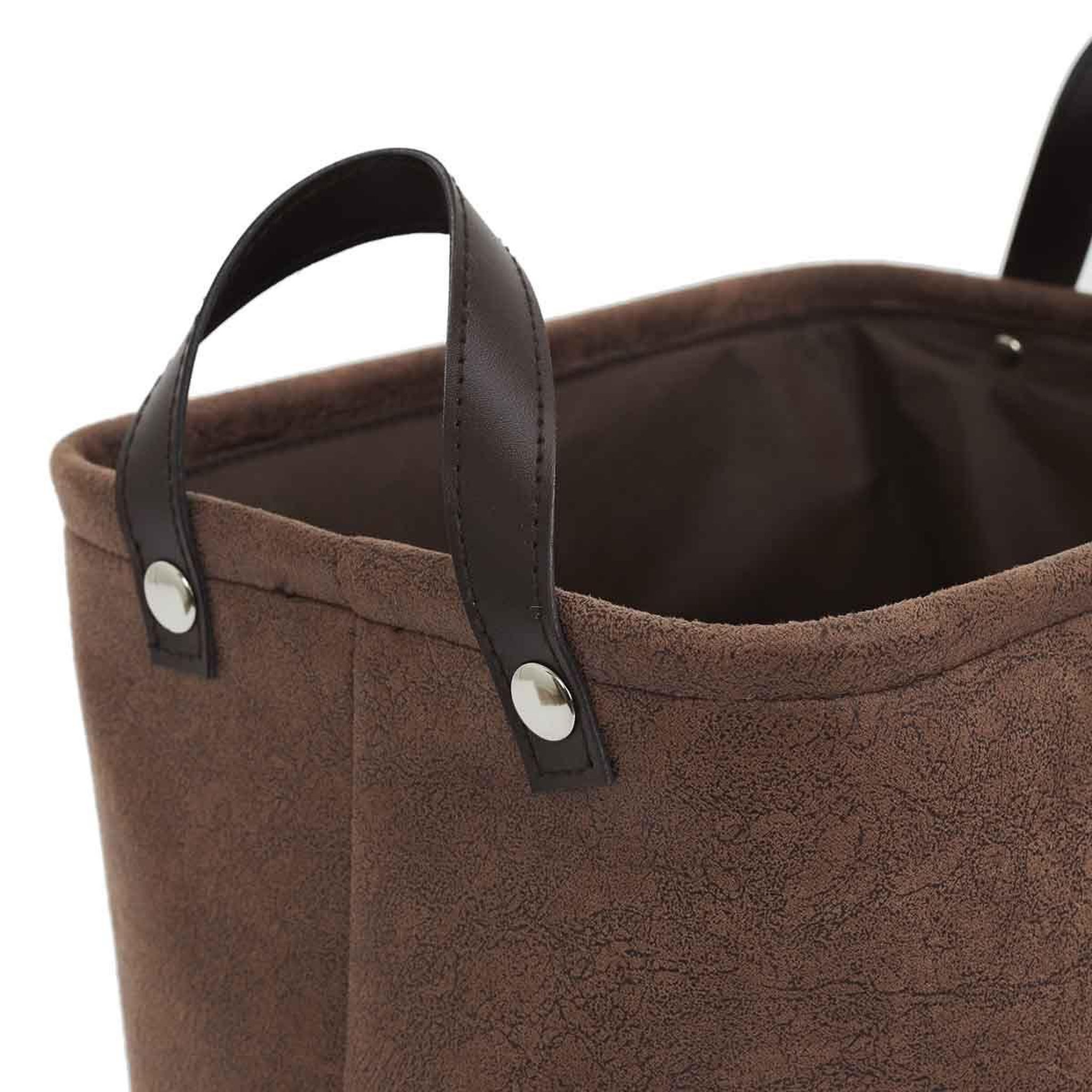 Voir la diapositive 4 : The Home Deco Factory Lot de 3 Paniers de Rangement  Avida  36cm Marron