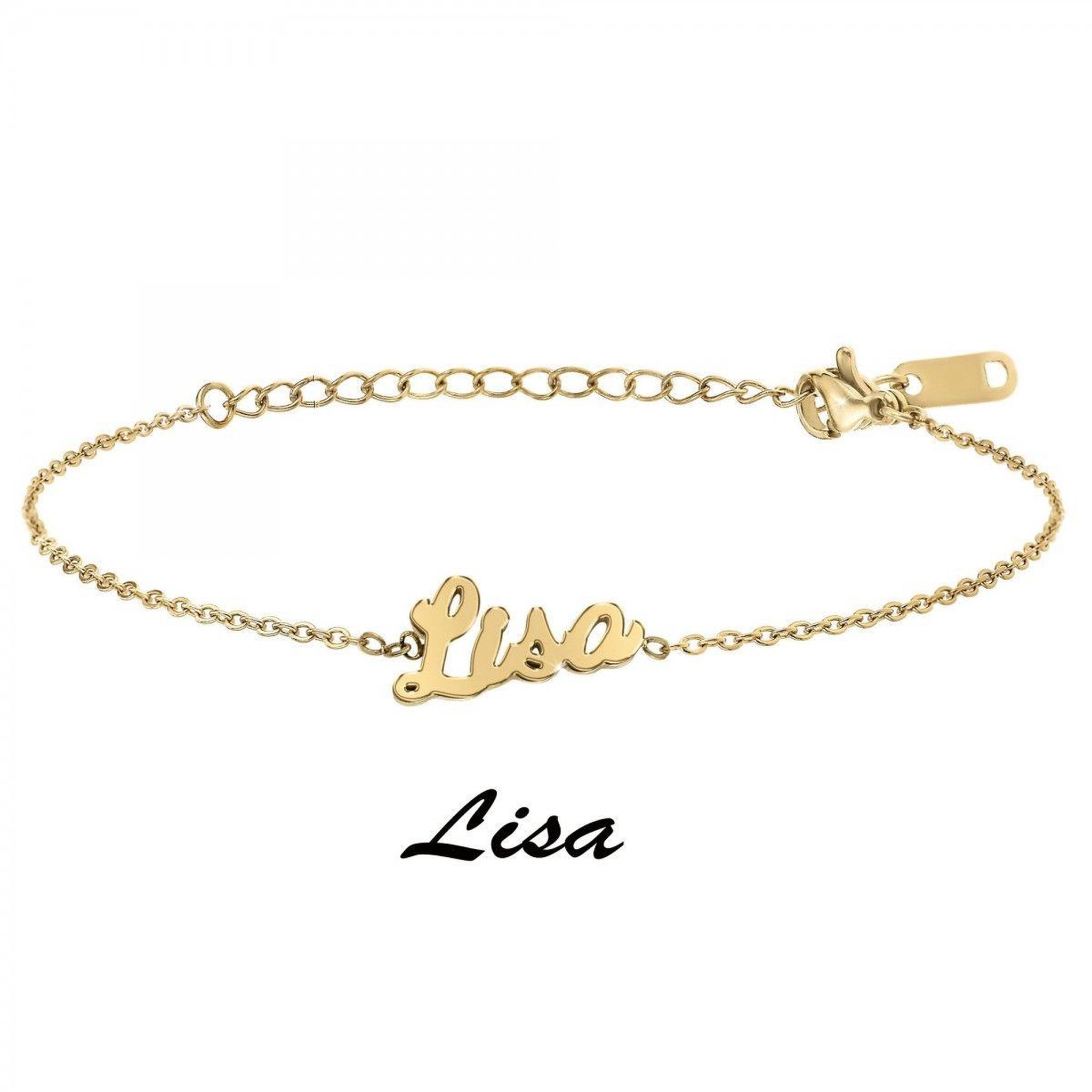 Voir la diapositive 3 : SC CRYSTAL Lisa - Bracelet prénom