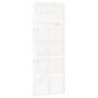 Voir la diapositive 2 : VIDAXL Porte de grange Blanc 80x1,8x214 cm Bois massif de pin