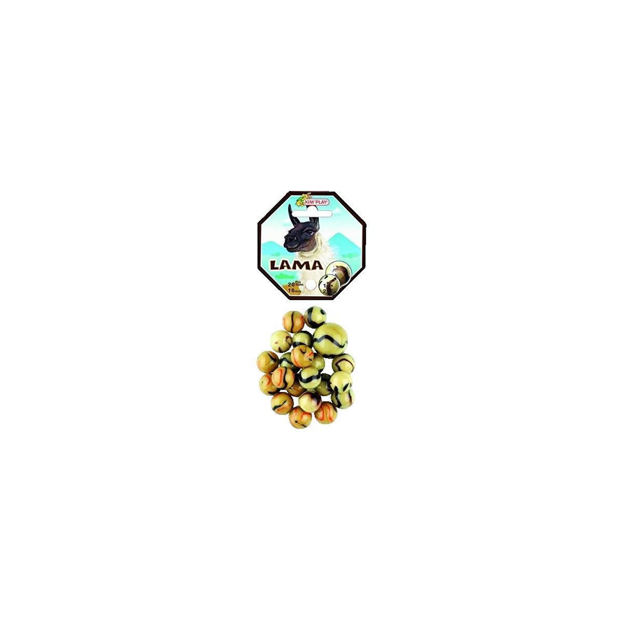 Kimplay Jeu de billes KIM'PLAY Lama multicolore