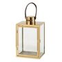 Voir la diapositive 1 : Paris Prix Lanterne Design en Verre  Porta  43cm Or