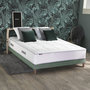 Voir la diapositive 2 : IDLITERIE Ensemble matelas Ressort 7 zones + sommier + oreiller + couette - FABRICATION FRANCAISE
