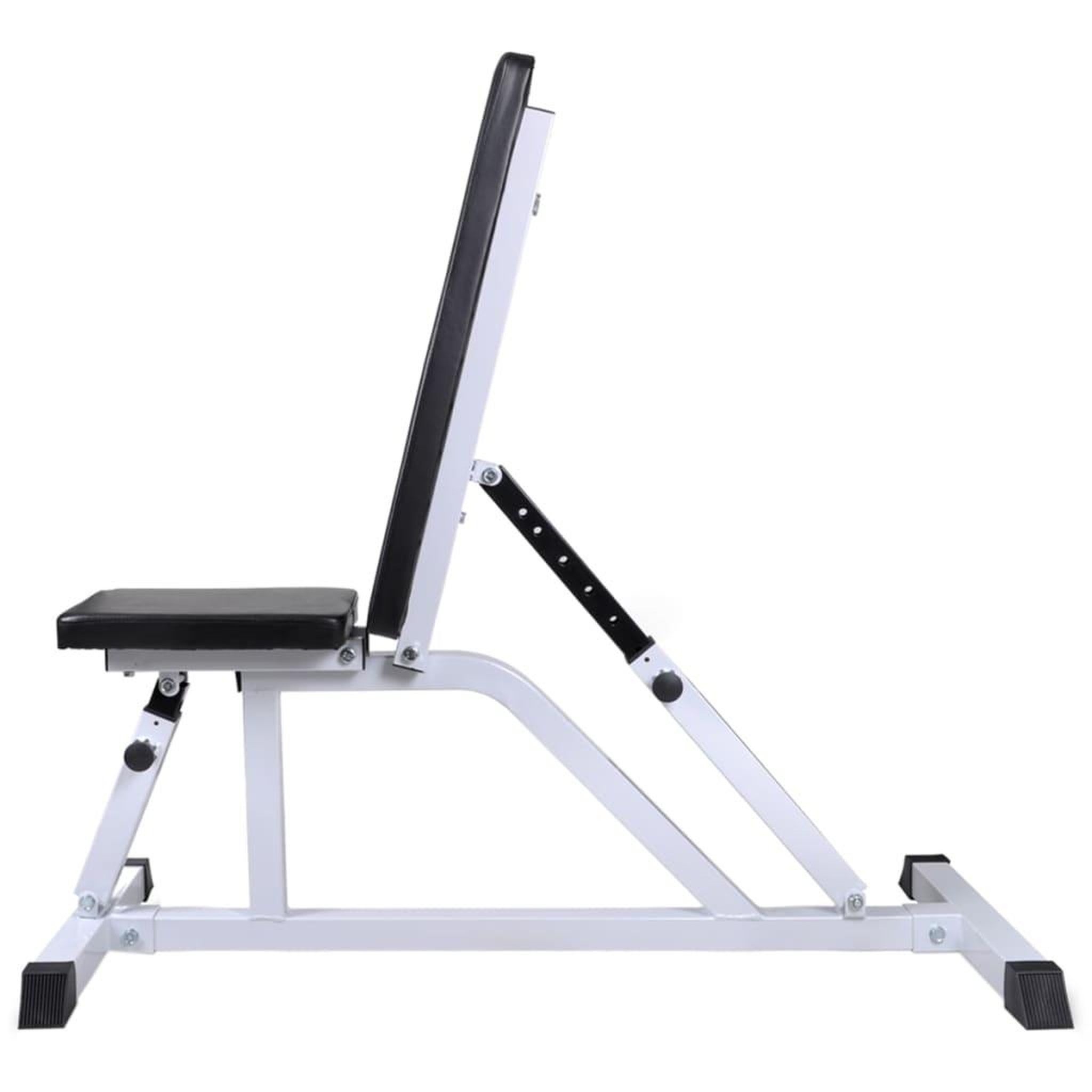 Voir la diapositive 2 : VIDAXL Banc d'entraînement avec jeu d'halteres 30,5 kg