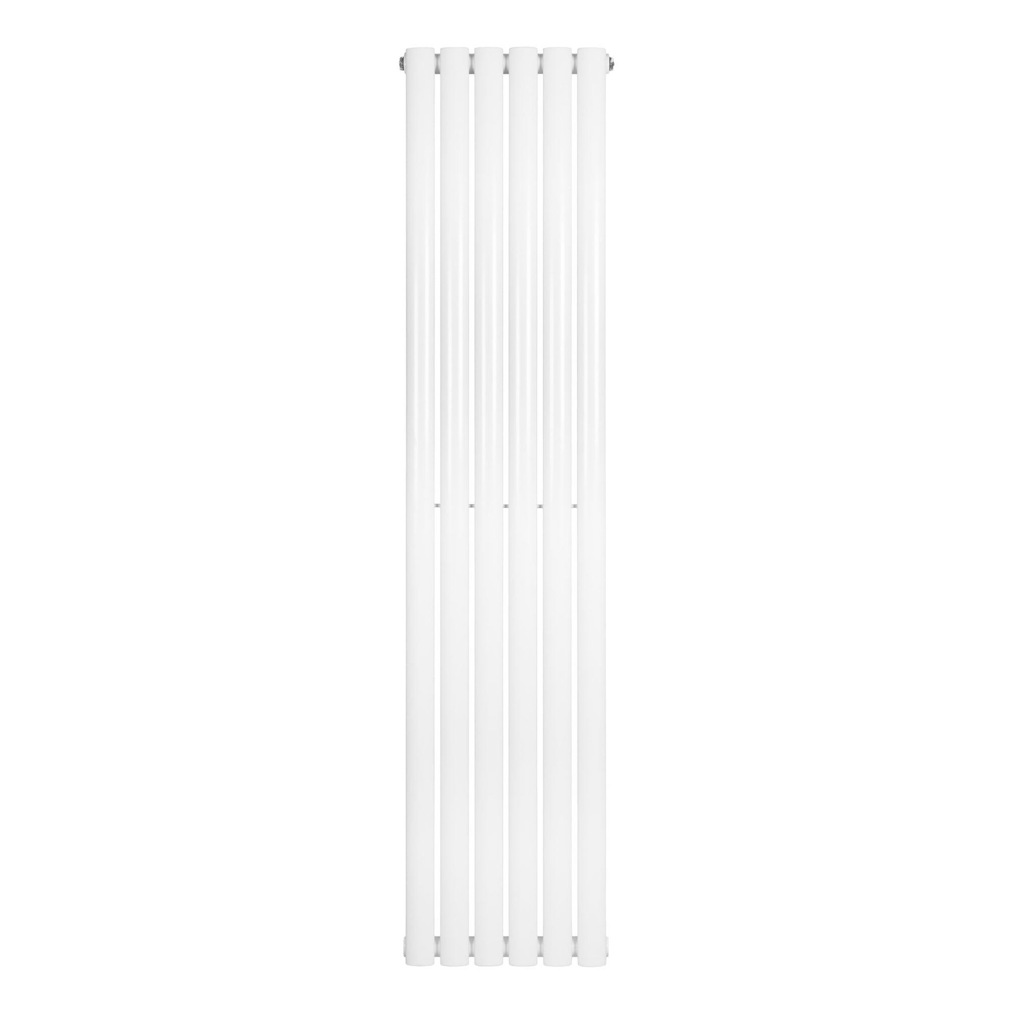MONSTERSHOP Radiateur à colonnes ovales, 1 panneau - 1600 x 360 mm. Coloris disponibles : Gris, Blanc