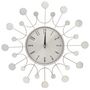 Voir la diapositive 2 : VIDAXL 325165 Wall Clock Silver 40 cm Metal